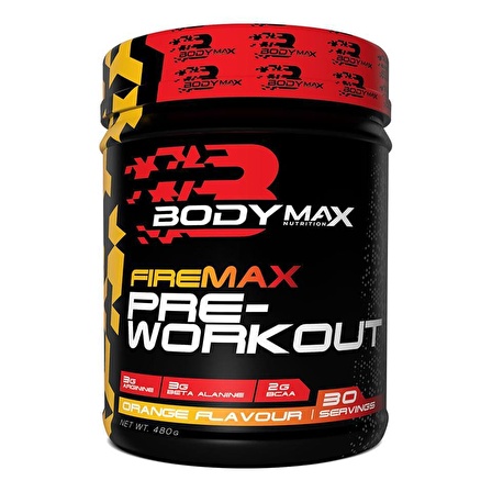 BODYMAX FIREMAX PREWORKOUT 480GR. PORTAKAL