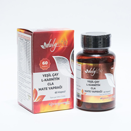 DULYLIFE YEŞİL ÇAY+L-KARNİTİN+CLA+MATE YAPRAĞI 60 KAPSÜL