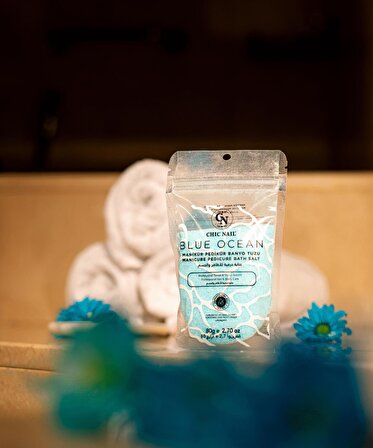 Chic Nail Manikür & Pedikür ve Banyo Tuzu Blue Ocean 80 gram