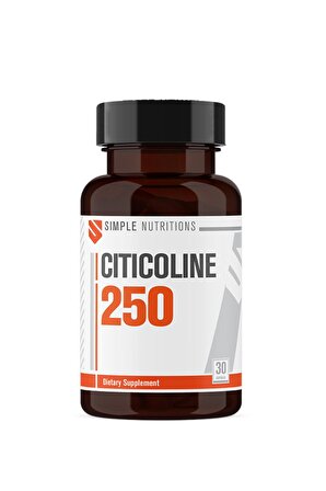 Simple Nutritions Citicoline  250 mg 30 Kapsül
