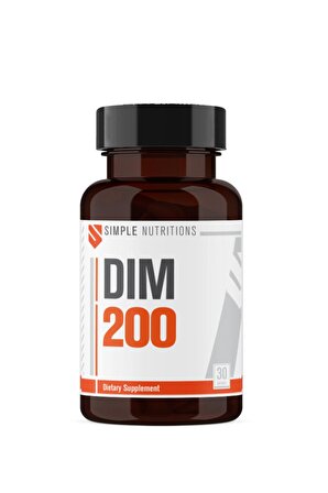 Simple Nutritions DIM 200 mg (Diindolilmetan) 30 Kapsül
