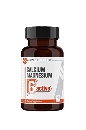 Simple Nutritions Calcium Magnesium with 6-Active 30 Tablet