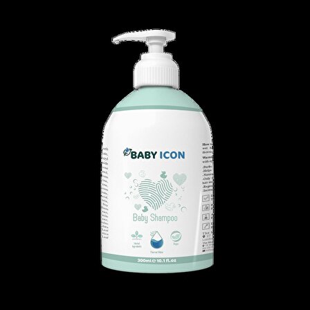 Baby Icon Saç Ve Vücut Bebek Şampuanı Vegan Sülfat Ve Parfüm Içermez 300 Ml