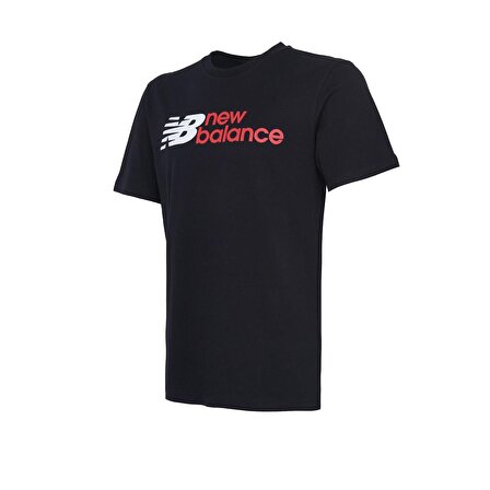 New Balance Erkek Siyah T-shirt MNT1354-BK