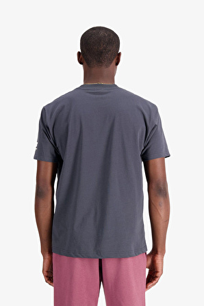 New Balance Erkek Gri T-Shirt MNT1406-ANT