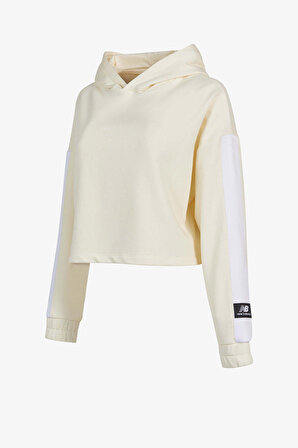 New Balance Kadın Beyaz Sweatshirt WNH1420-SST