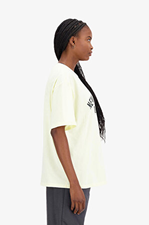 New Balance Kadın Sarı T-Shirt WNT1406-FRS