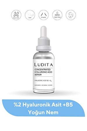 Ludita Yoğun Nemlendirici Serum (Hyaluronic Acid + B5)