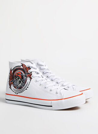 Harley Davidson Beyaz Erkek Sneaker B22C082A