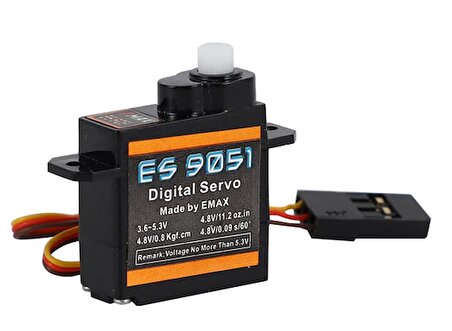 RC Modeli için Emax ES9051 4.3g Dijital Mini Servo