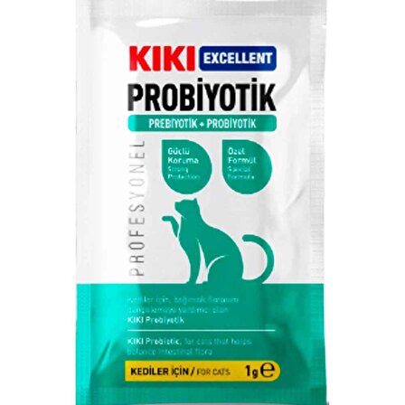 KIKI Excellent Kedi İçin Probiyotik Toz 1 Gr