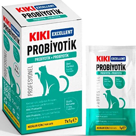 KIKI Excellent Kedi İçin Probiyotik Toz 7x1 Gr