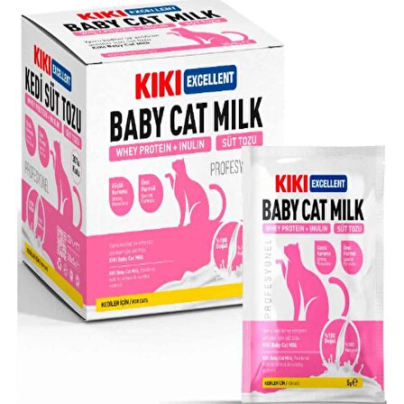 KIKI Yavru Kedi İçin Süt Tozu 10x5 Gr
