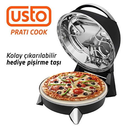 USTO 2850 Prati Cook Çok Amaçlı Pişirici Siyah