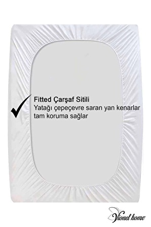  %100 Pamuk Kapitone, Full Kenar Fitted, Su &sıvı Geçirmez Bebek Ve Çocuk Alezi Yatak Koruyucu Alez