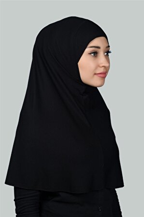 Hazır Türban Pratik Eşarp Tesettür Hijab - Namaz Örtüsü (XL)