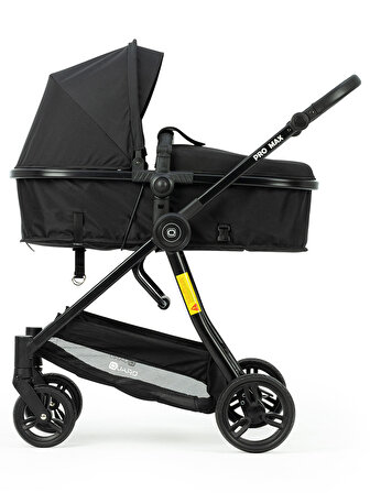 Quard Promax Travel Sistem Bebek Arabası Siyah