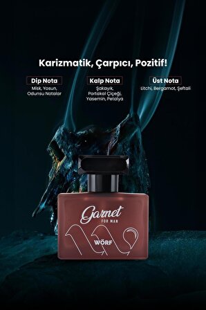 Wörf Garnet Edc Erkek Parfüm 50 ML