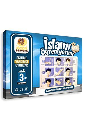 Islamı Öğreniyorum Puzzle Abdest Ahşap Oyuncak