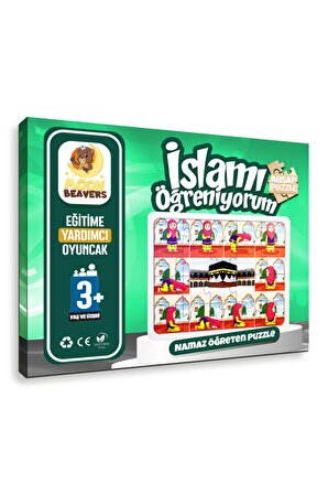 Islamı Öğreniyorum Puzzle Namaz Ahşap Oyuncak