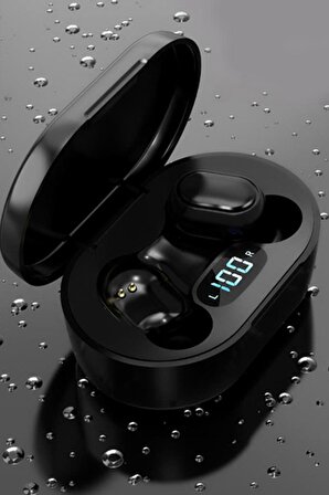 E7s Bluetooth Kulaklık Extra Bass Hd Ses Çift Mikrofon Universal Kablosuz Kulaklık Siyah
