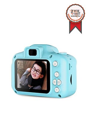 Torima Mavi Renk Mini 1080p Hd Çocuk Kamera Dijital Fotoğraf Makinesi 2.0 Inç Ekran