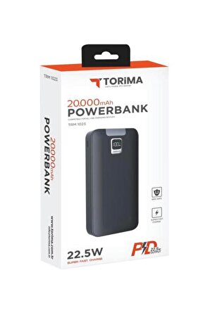 Torima TRM-1023 20000 mAh Hızlı Şarj Powerbank