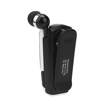 Fineblue F960 Kablosuz Kulaklık Bluetooth 5.3 Titreşimli Geri Çekilebilir Yaka Kulaklığı Siyah