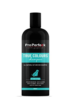 True Colours Renk Parlatıcı Kedi Köpek Şampuanı 250 Ml