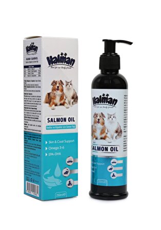 Halman Salmon Oil Köpekler İçin Balık Yağı Omega 3-6 250 ML