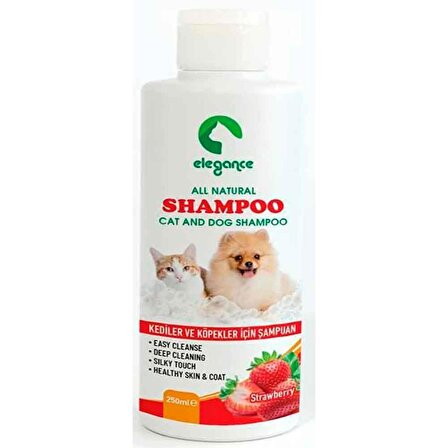 Elegance Kedi Köpek Şampuanı Çilekli 250 ML