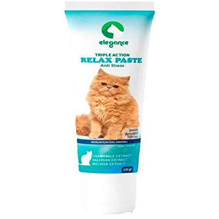 Elegance Relex Paste Stres Önleyici Kedi Malt Macun 100gr