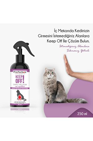 Keep Off Kedi Uzaklaştırıcı Iç Mekan Sprey Alan Kısıtlıyıcı Kedi Alan Belirleme Spreyi 250 ml