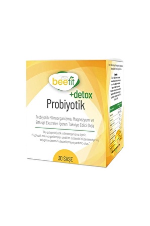 Beefit +Detox Probiyotik Mikroorganizma, Magnezyum Ve Bitkisel eks.içrn. tkv.