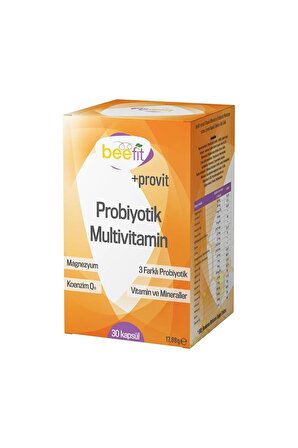 Beefit +provit Vitamin, Mineral ve Probiyotik Mikroorganizma İçeren Kapsül