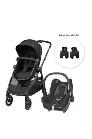 Maxi-Cosi Zelia3-CabrioFix Seyahat Sistem Bebek Arabası Black