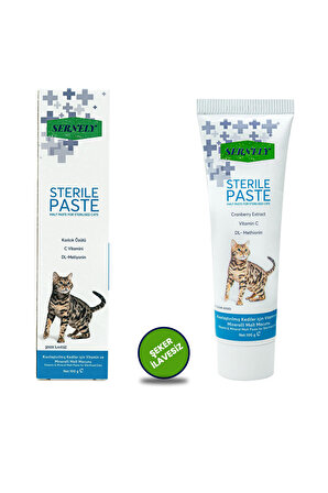 Sernely Sterile Paste 100gr ( Kısırlaştırılmış Kediler Için Vitamin Ve Mineralli Malt Macunu )