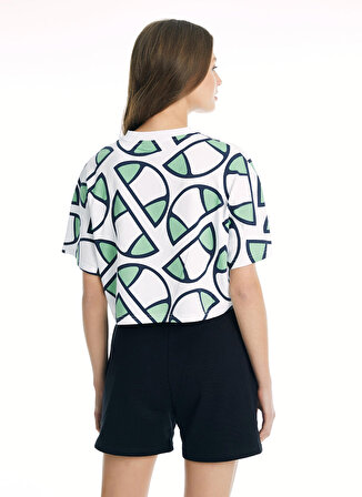 Ellesse Yeşil Kadın Bisiklet Yaka T-Shirt CF011-GRN