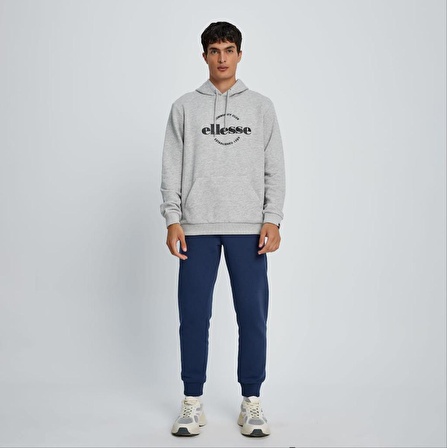 Ellesse Erkek Sweatshirt Kapüşonlu Gri