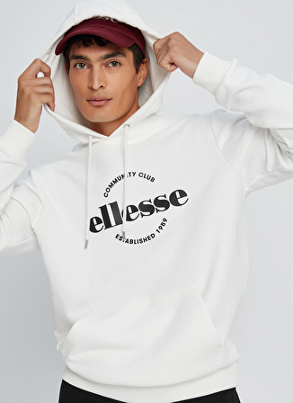 Ellesse Bej Erkek Kapüşonlu Sweatshirt EM050-BG