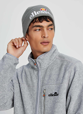 Ellesse Gri Erkek Dik Yaka Zip Ceket EM079-GI