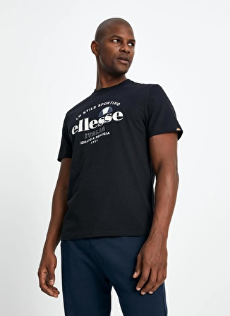 Ellesse Siyah Erkek Bisiklet Yaka T-Shirt EM141-BK