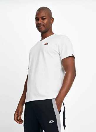 Ellesse Ekru Erkek Bisiklet Yaka T-Shirt EM186-ECR