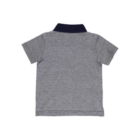 Panço Erkek Çocuk Çizgili T-Shirt Lacivert