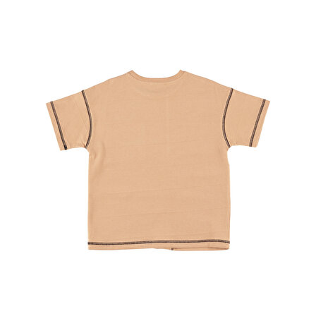 Panço Erkek Çocuk Kısa Kollu T-Shirt Somon