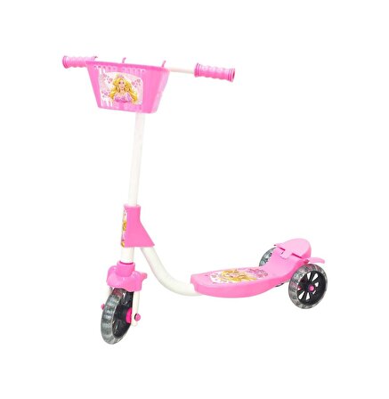 Chubby Baby 3 Tekerlekli Sepetli Çocuk Scooter - Pembe
