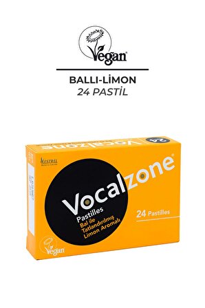 Vocalzone Ballı Limonlu Pastil 24'lü + 2'li Paket