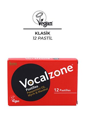 Vocalzone Klasik Pastil 12'li + 3'lü Paketler