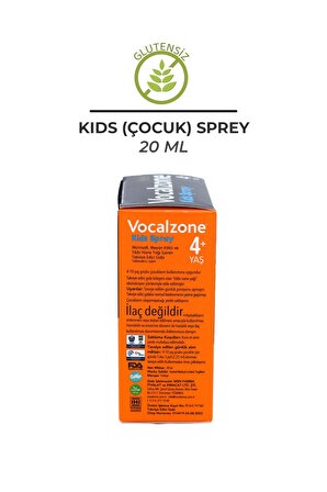 Vocalzone Kids (Çocuk) Sprey 20ml + 3'lü Paket