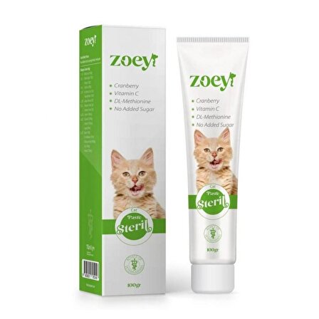 Zoey Steril Paste Kısırlaştırılmış Kediler için Vitamin ve Mineralli Malt 100 gr